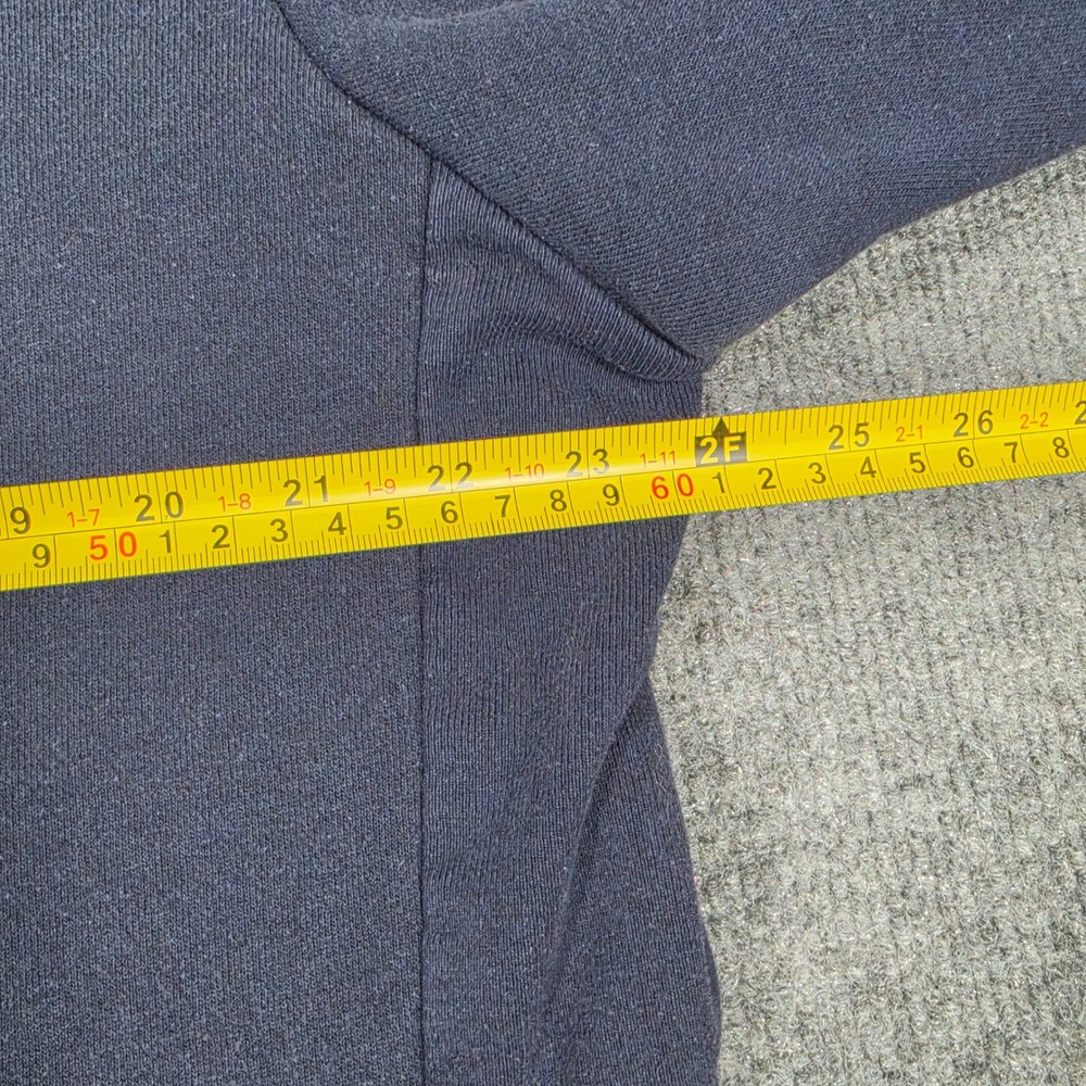 Patagonia Mens L Uprisal Hoodie Navy Blue Fitz Roy Logo Pullover Sweatshirt - Picture 5 of 6